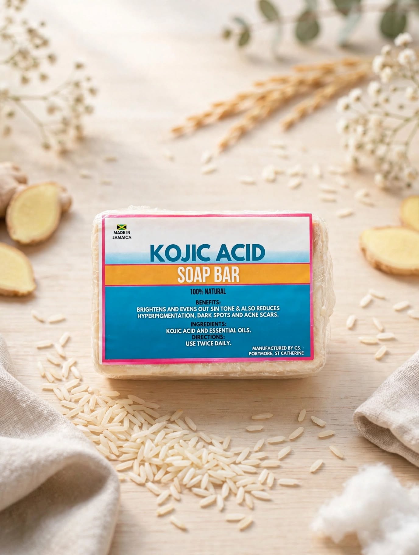Kojic Acid soap, 4oz